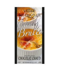 Hot chocolate with crème brûlée