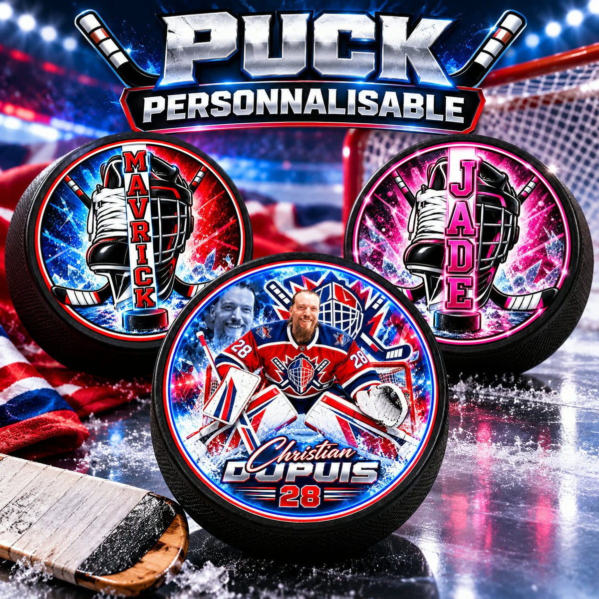 Rondelle « puck » de hockey