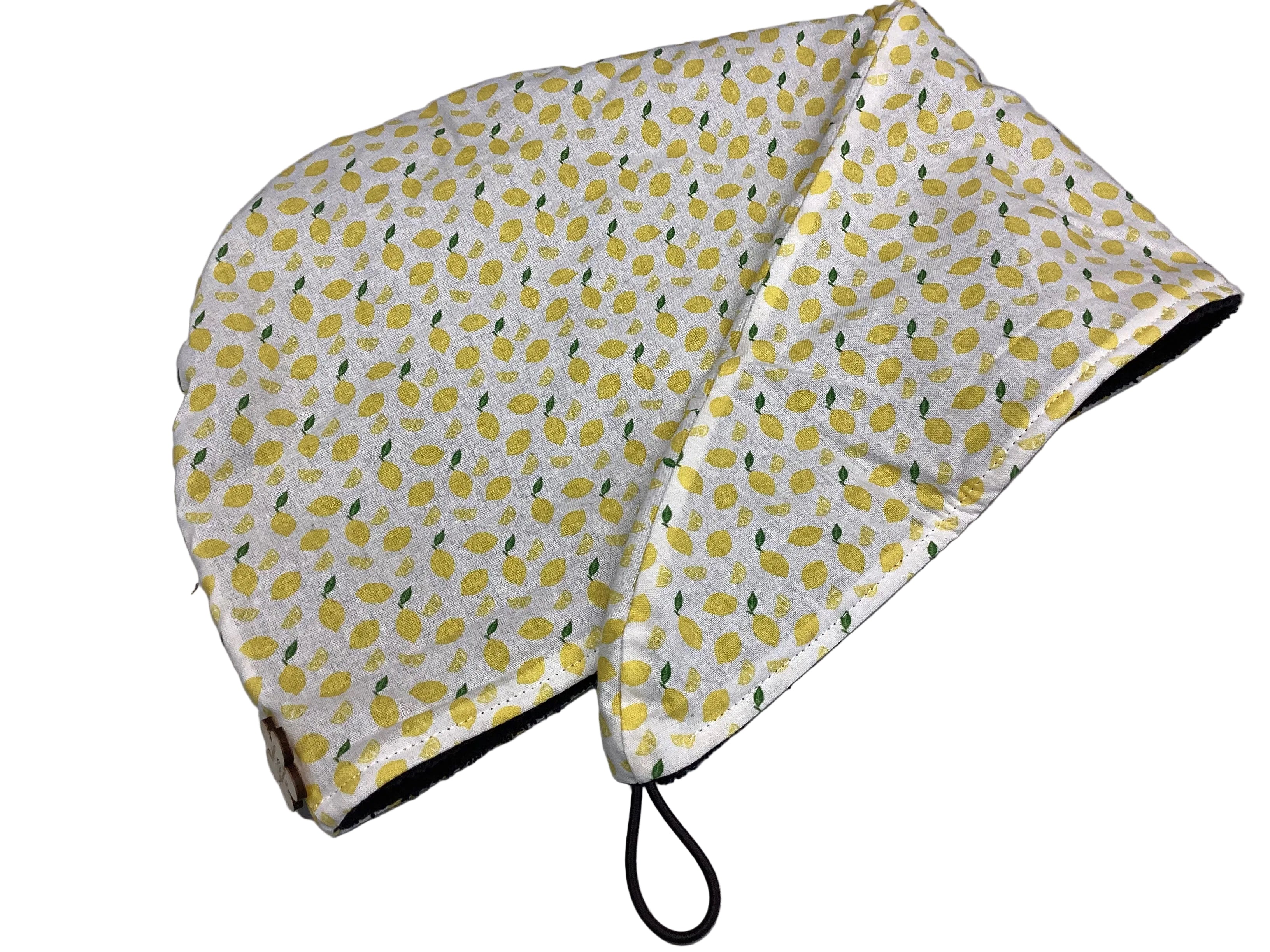 Serviette à cheveux citron