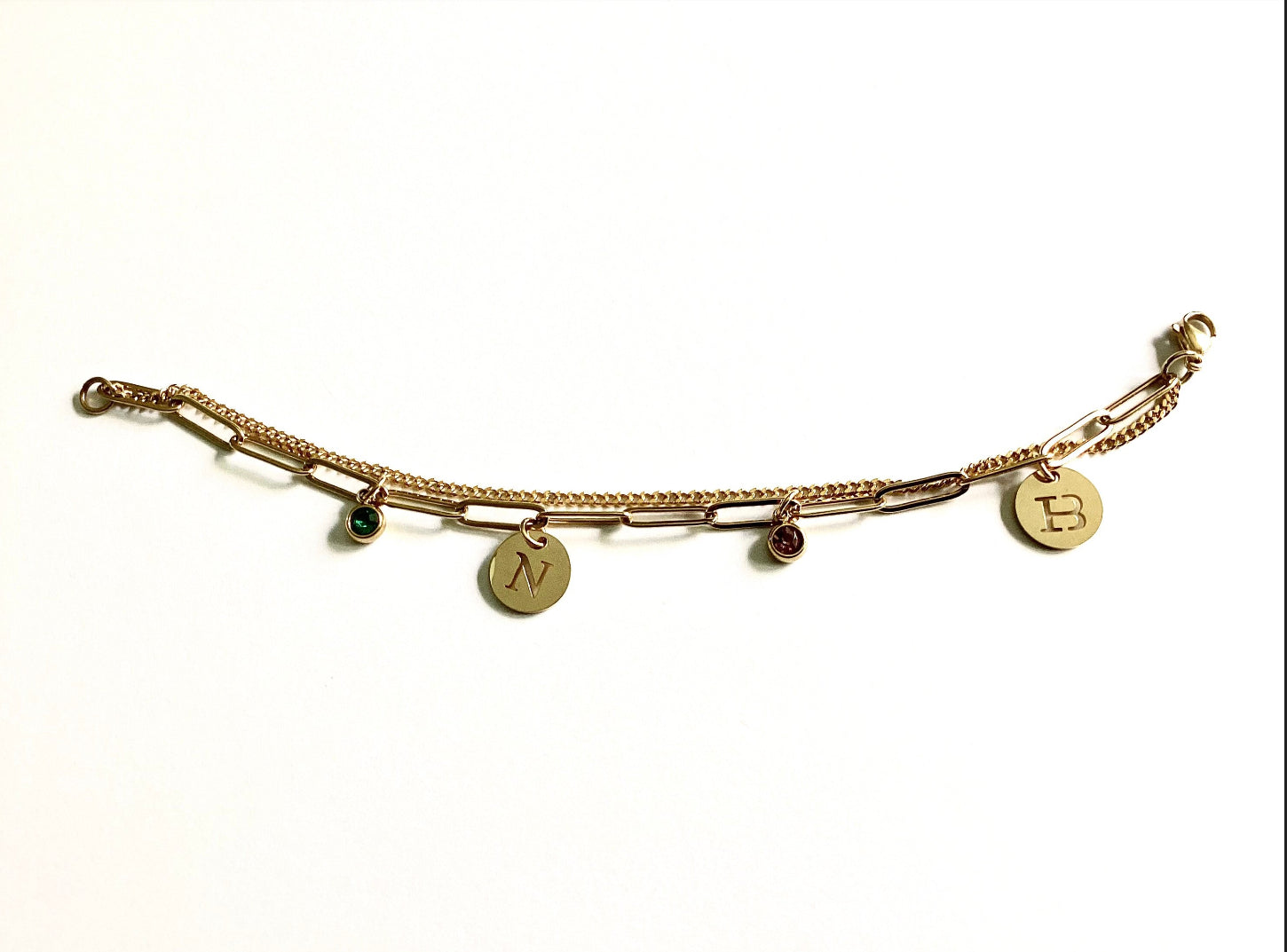 Family Bracelet with Birthstone