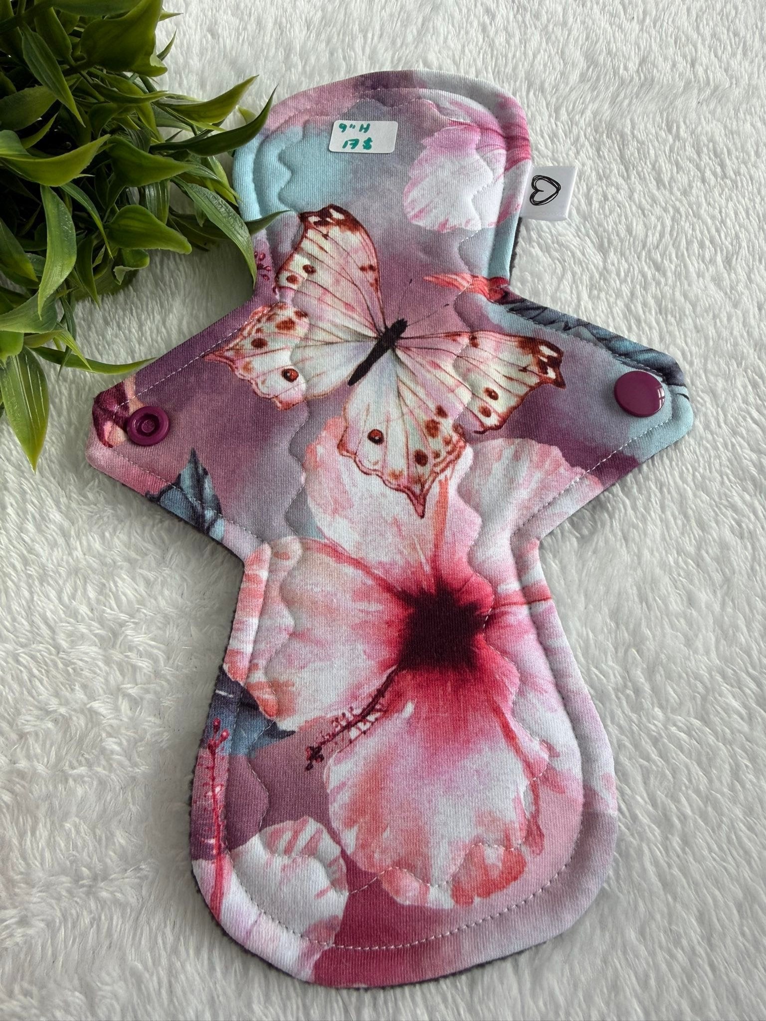 Serviette hygiénique lavable 9 pouces heavy