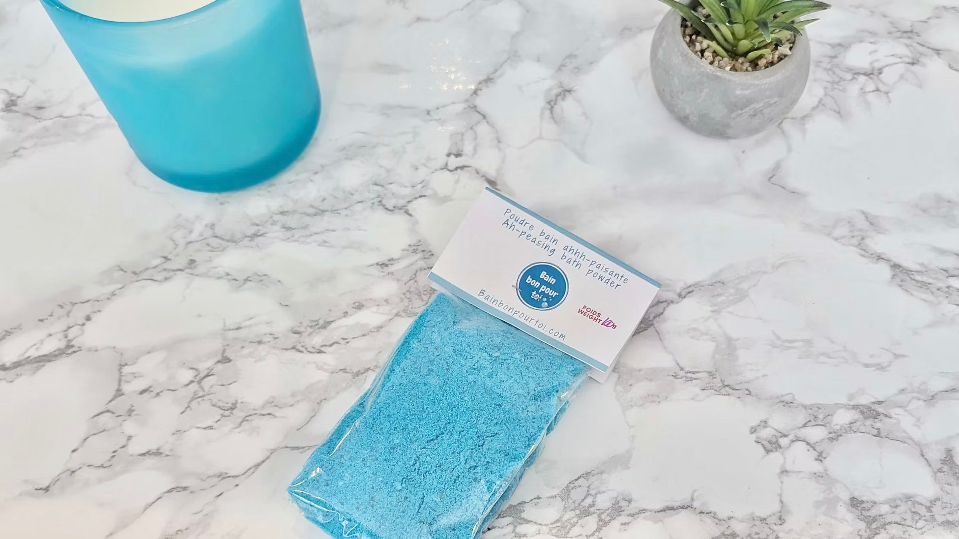Poudre de bain Ahhh-paisante eucalyptus, menthe