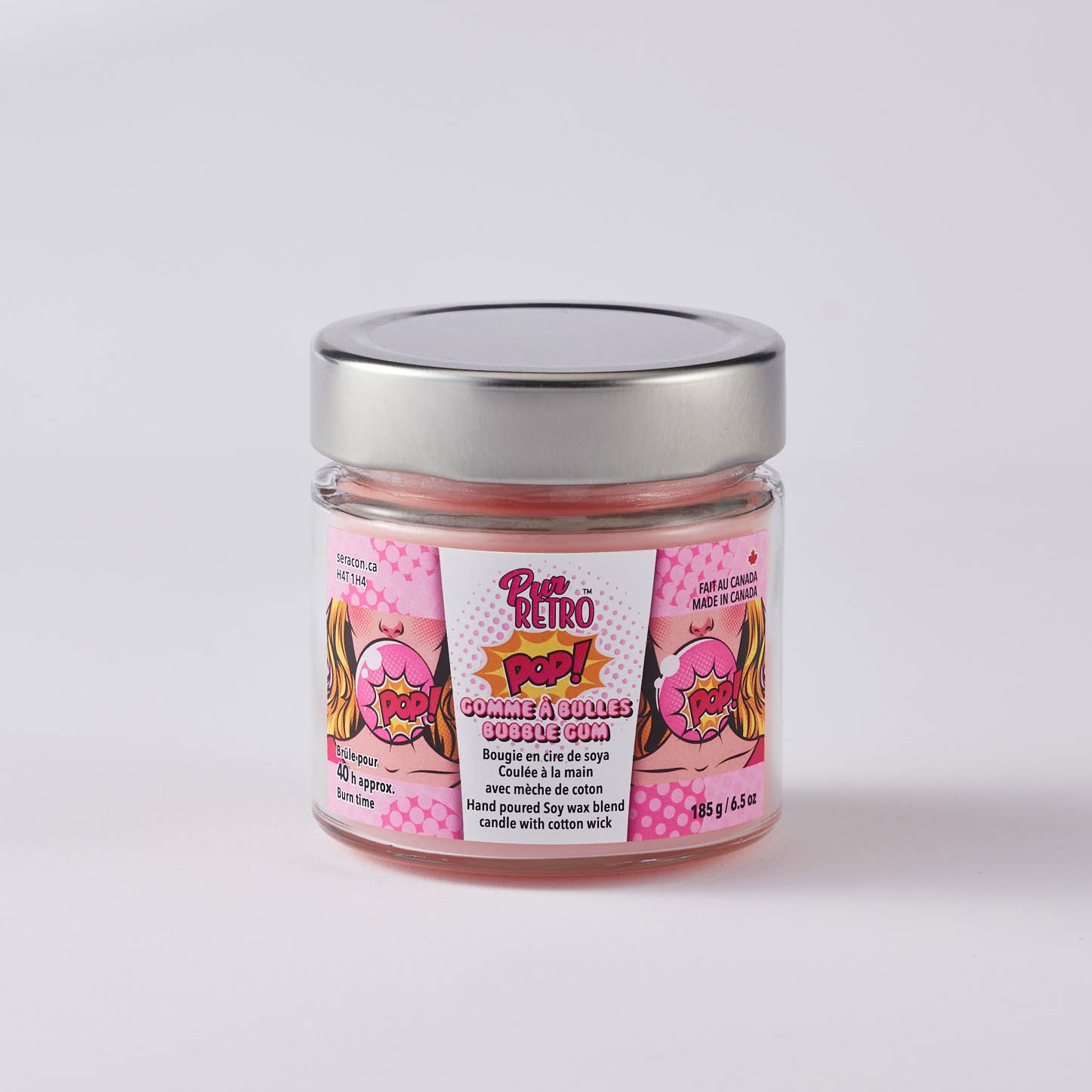 Bougie Bubble Gum Mason Jar — Whimsical Nostalgia