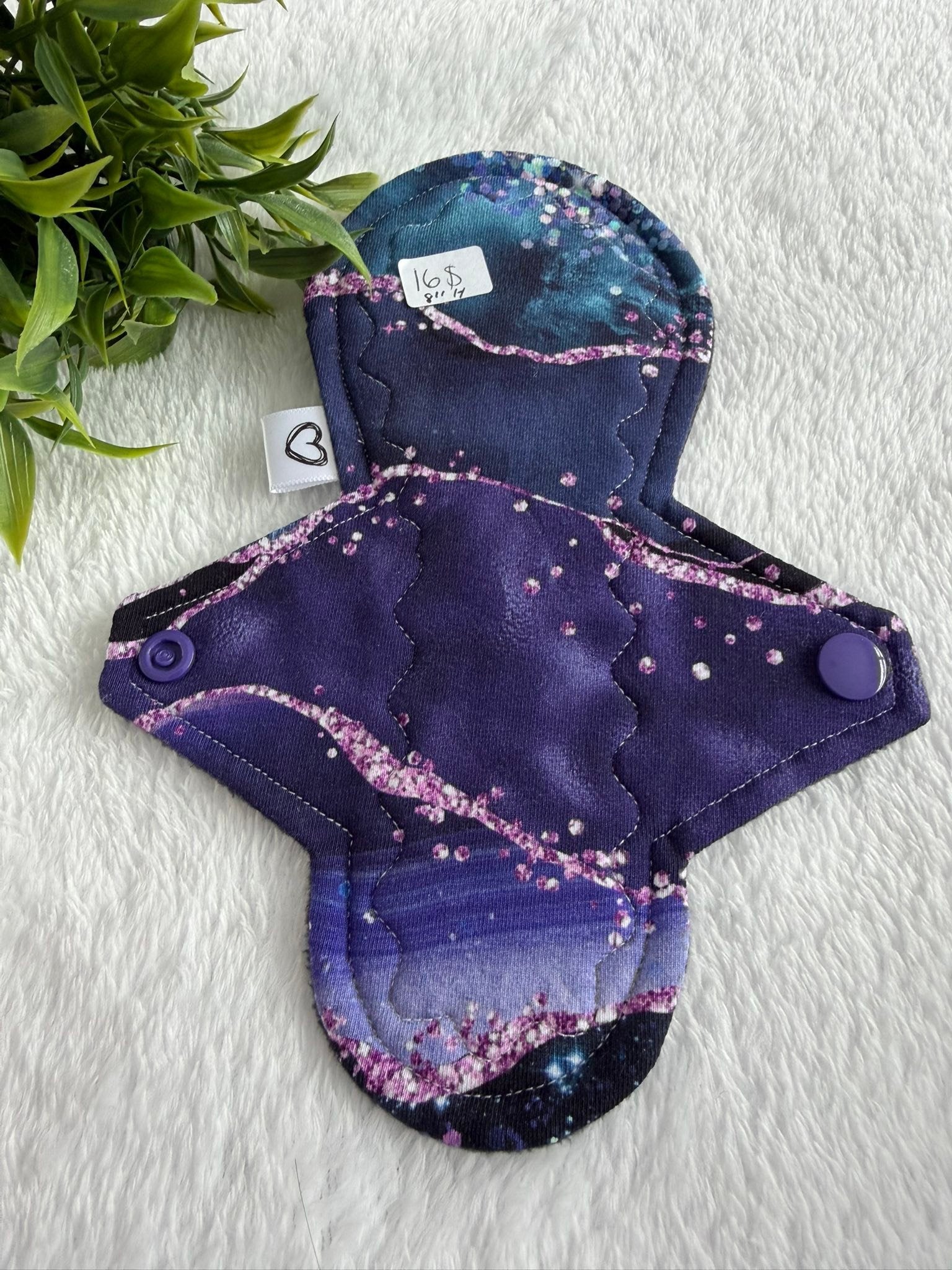 Serviette hygiénique lavable 8 pouces heavy