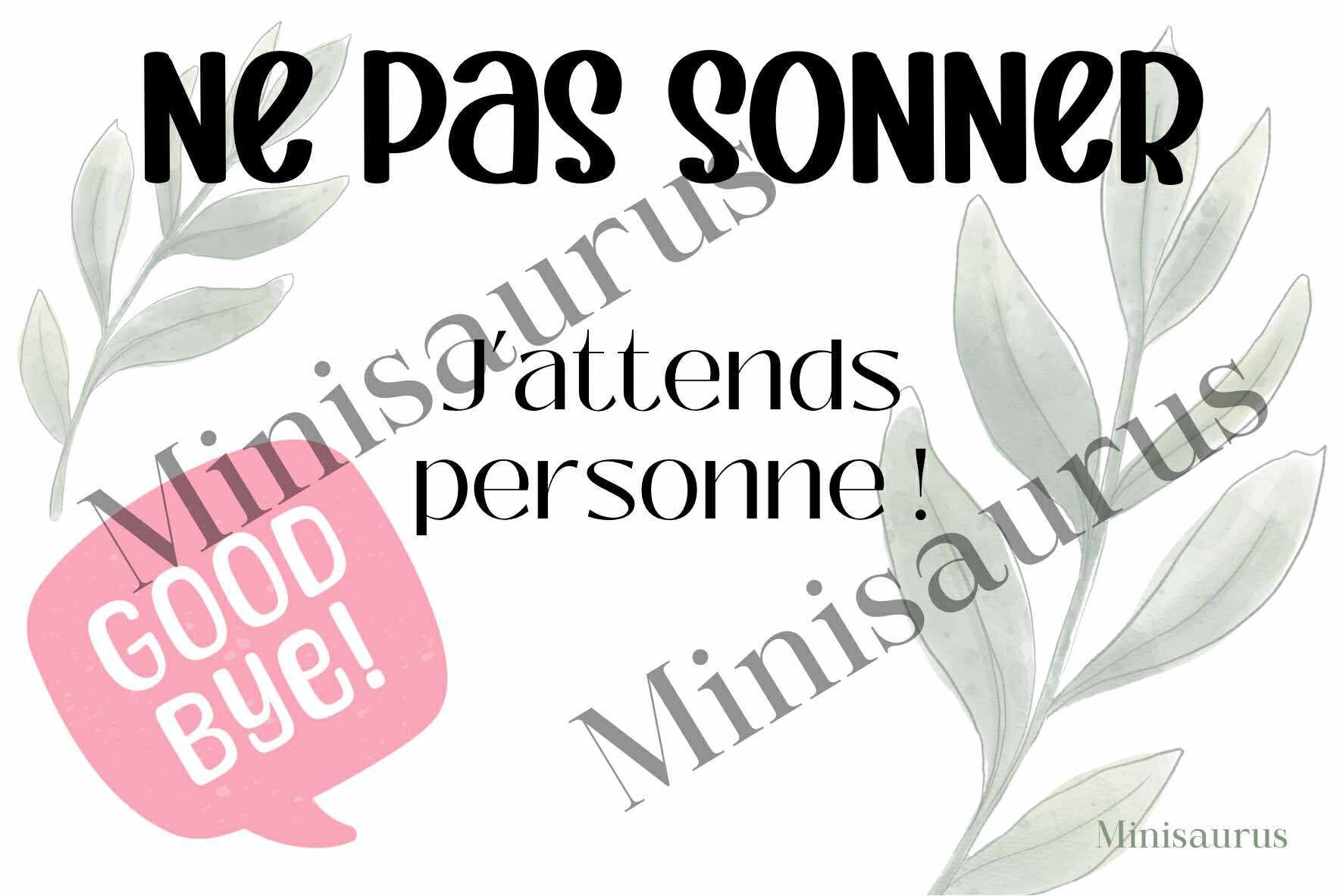 Autocollant de porte