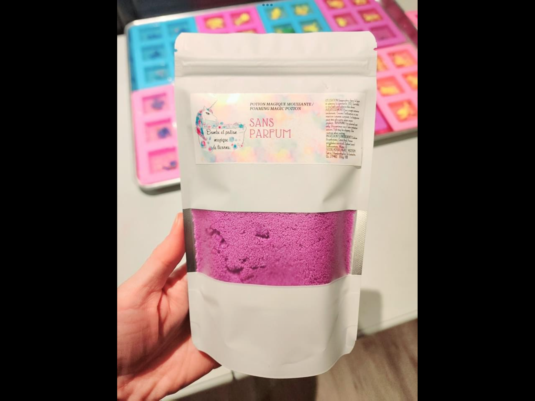 Potion magique moussante sans parfum