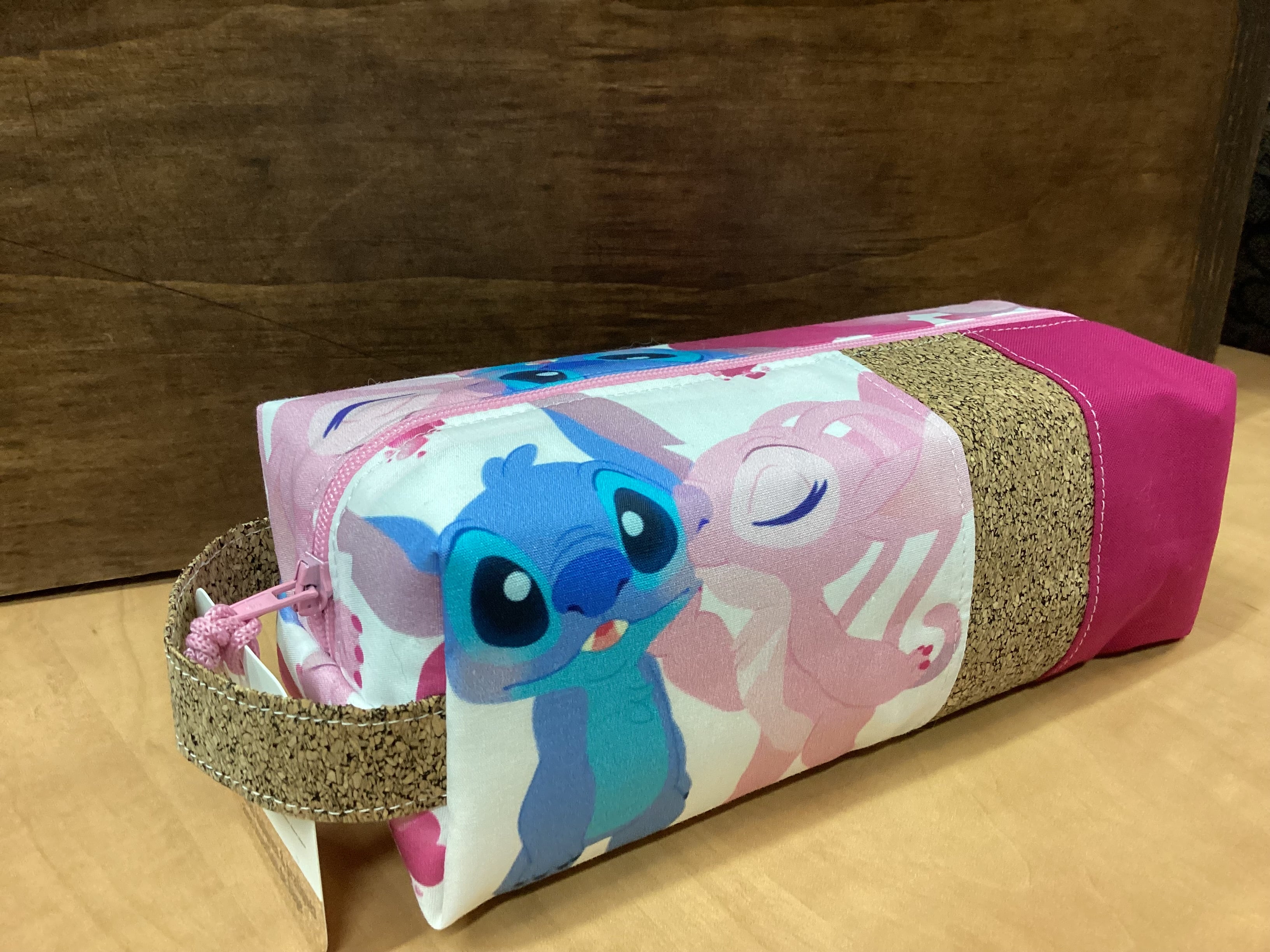 Trousse petit extraterrestre bleu et rose
