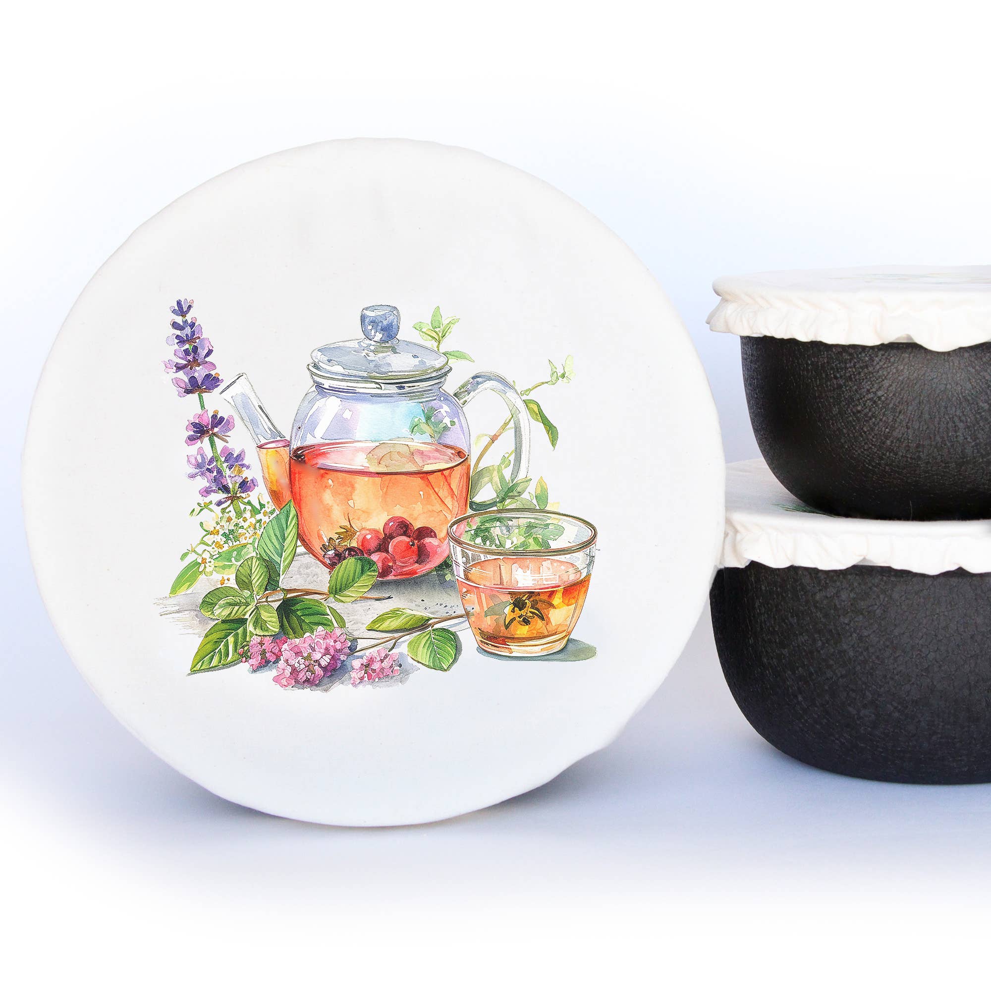 Couvre-bols - Ensemble Herbes