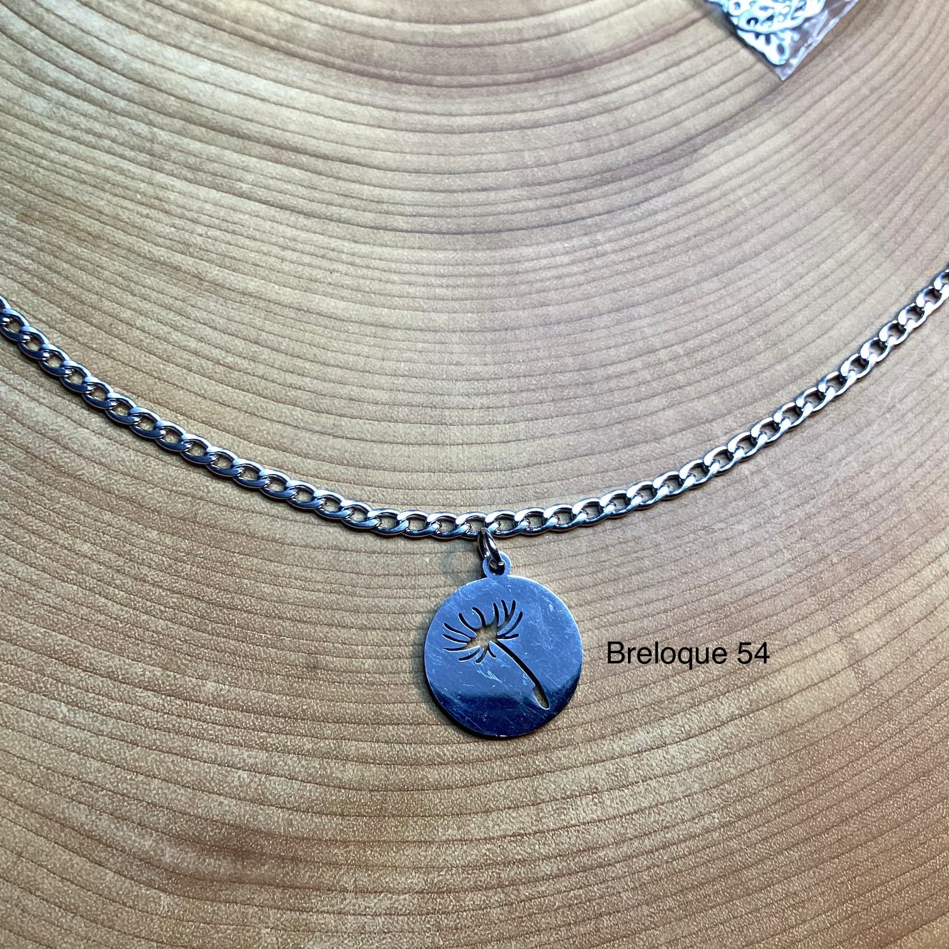 Bracelet en inox avec breloques au choix