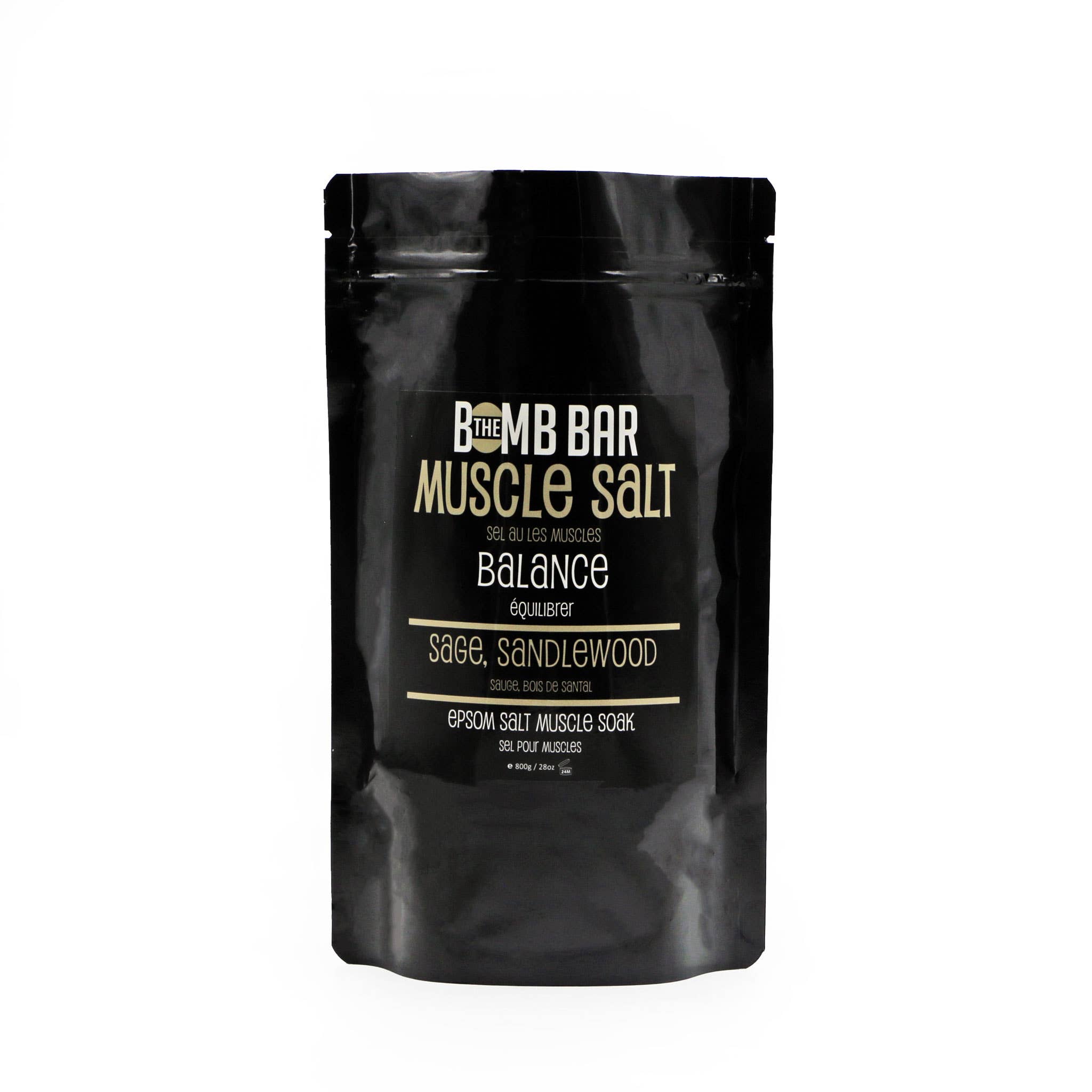 Bain - Muscle Salt: Moins de stress / 100g