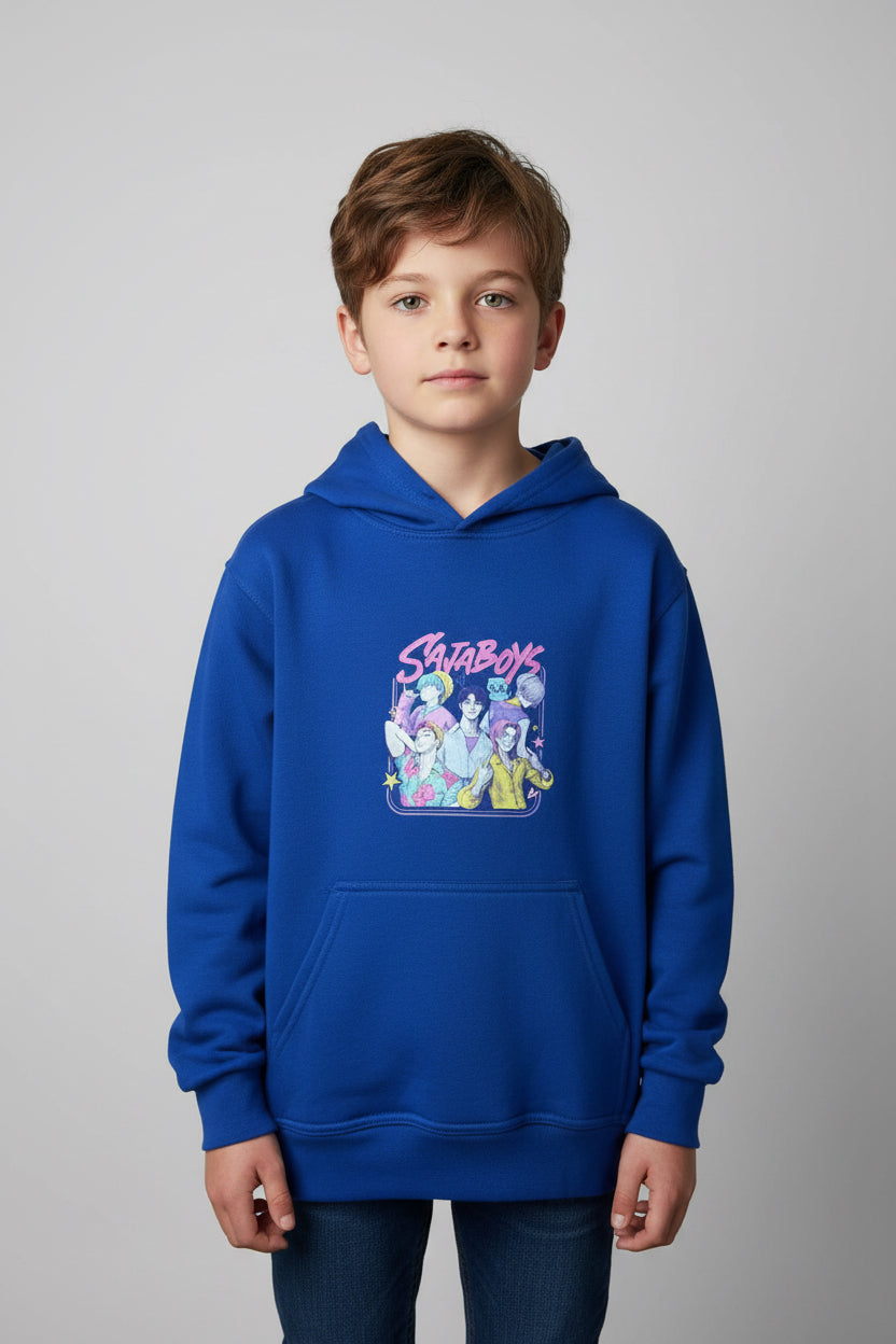 Hoodie chanteur pop démon 12/13 ans bleu