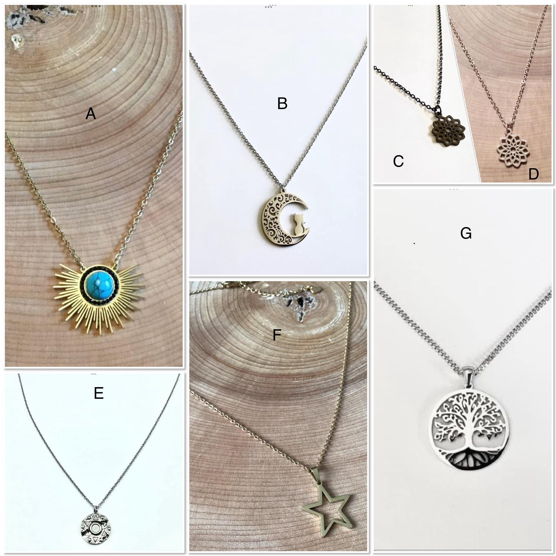 Stainless steel necklace of your choice