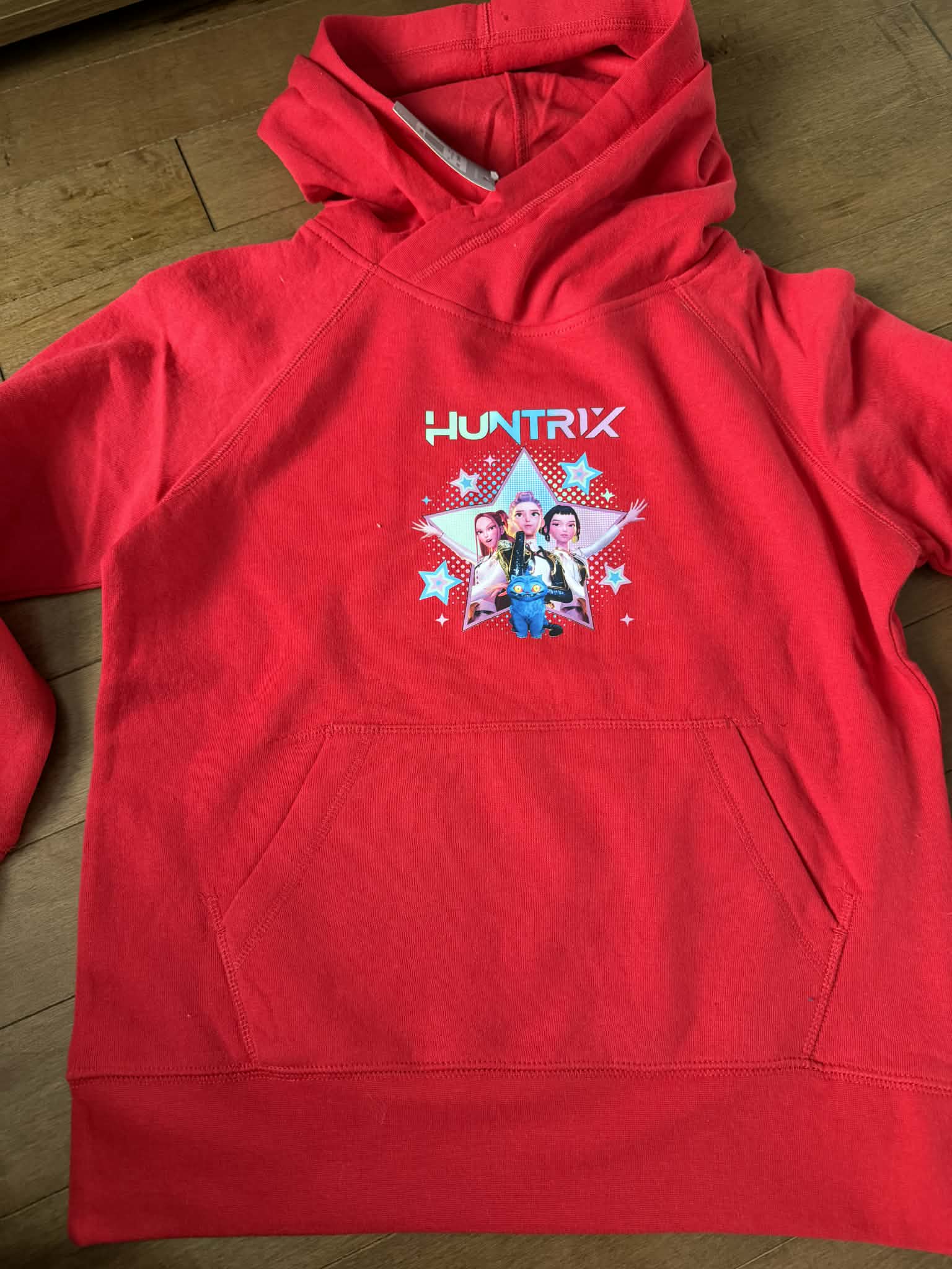 Hoodie chanteuse pop demon junior médium rouge