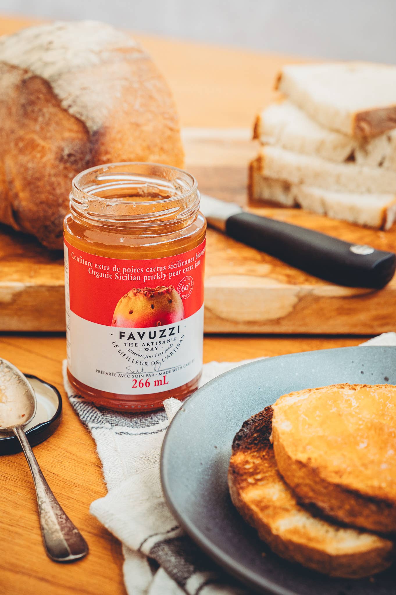 Confiture extra de poire cactus sicilienne biologique