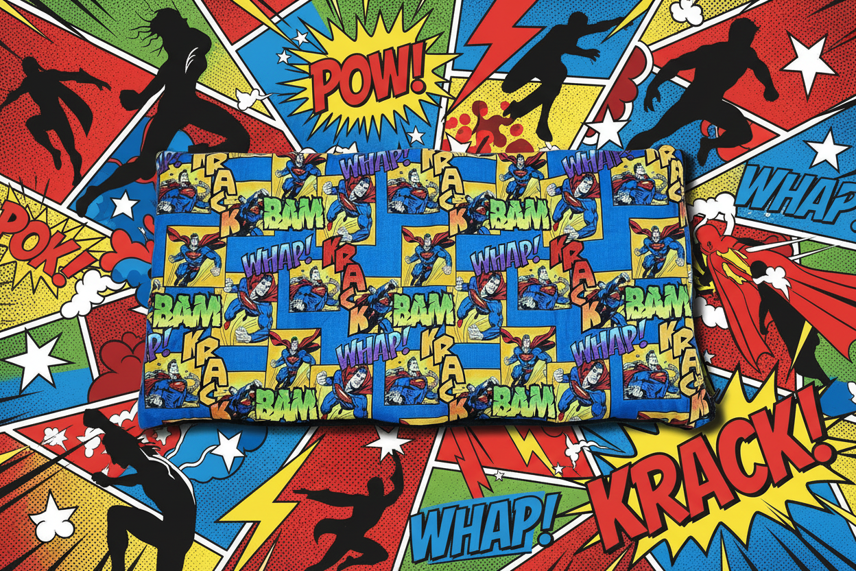Sac chauffant super héros grand