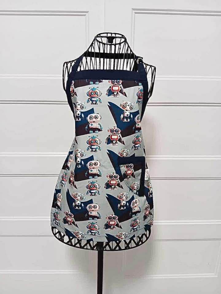 Tablier enfant petit robot