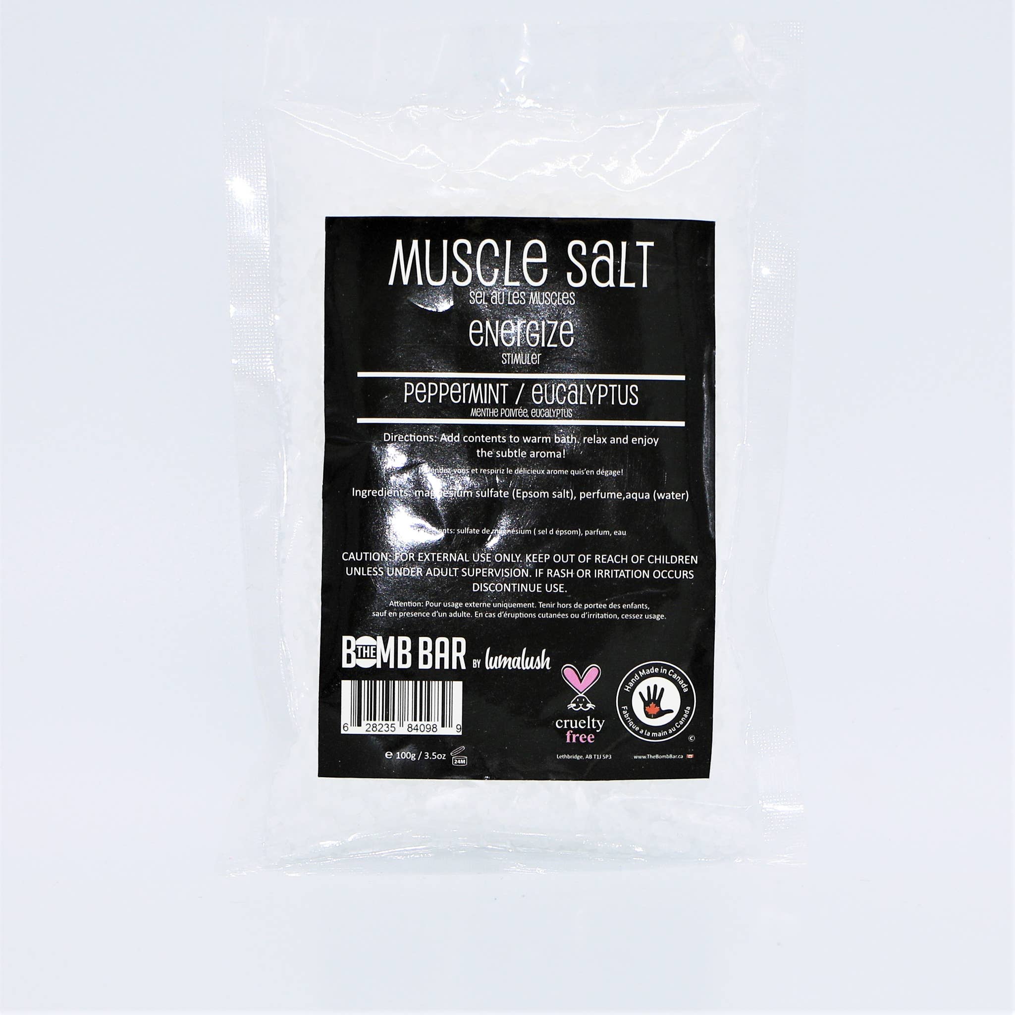 Bain - Muscle Salt: Moins de stress / 100g