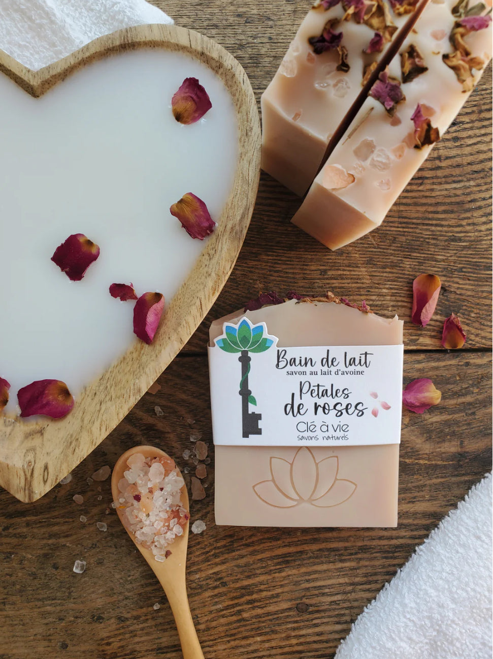 Rose petal soap