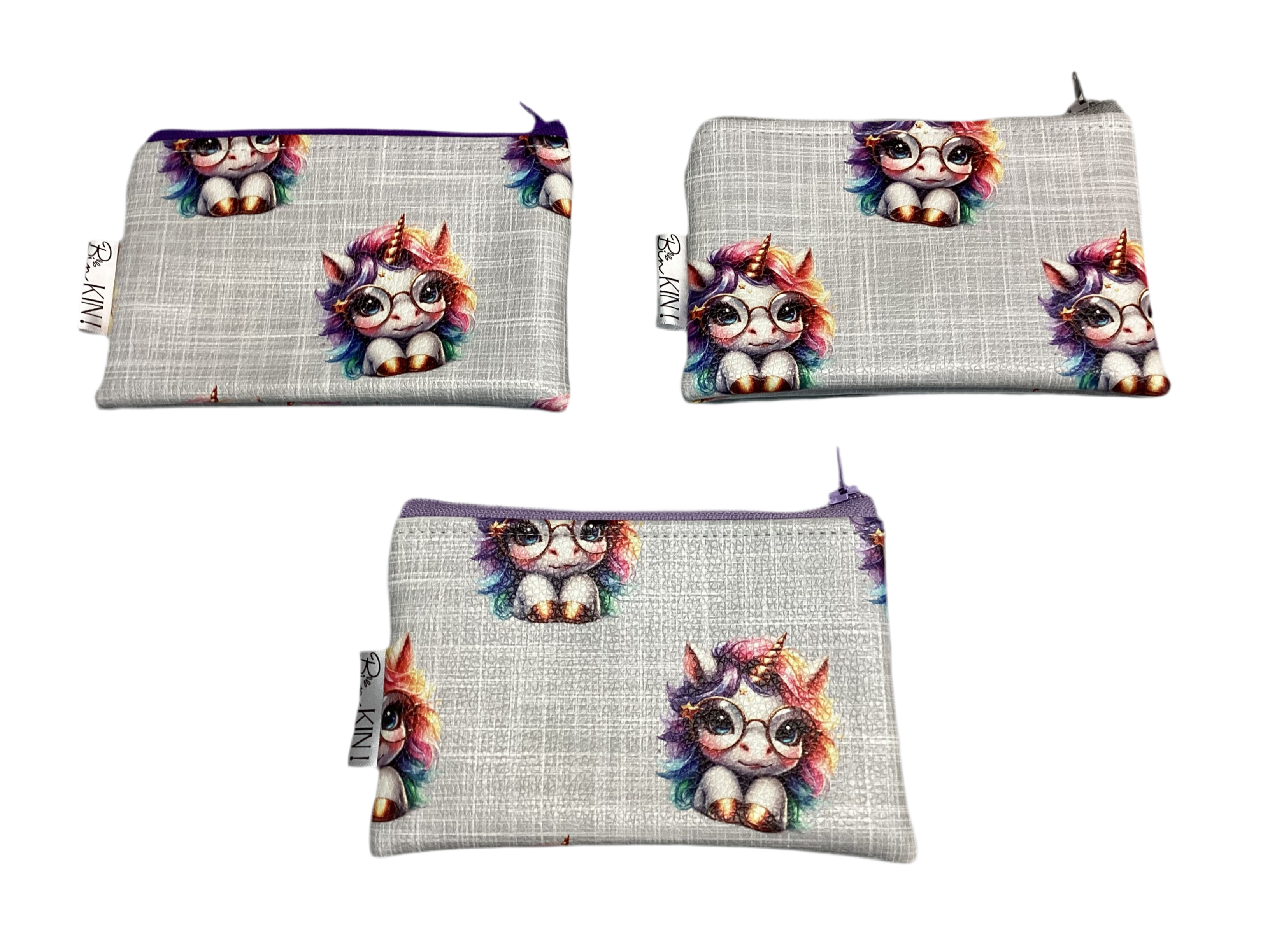 Pochette/ porte monnaie licorne