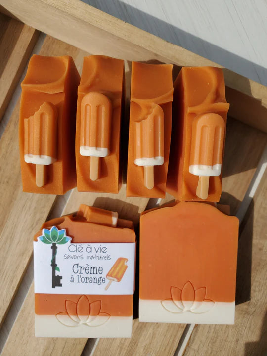 Orange cream soap