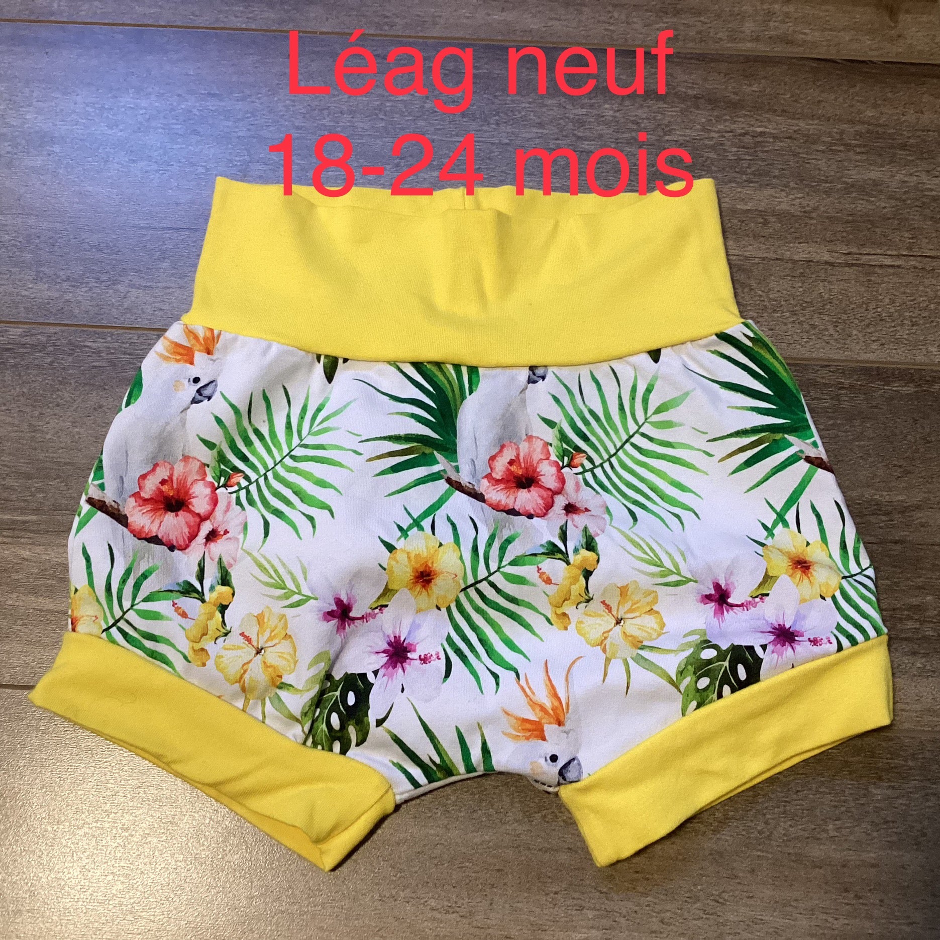 Short neuve Léag 18-24 mois