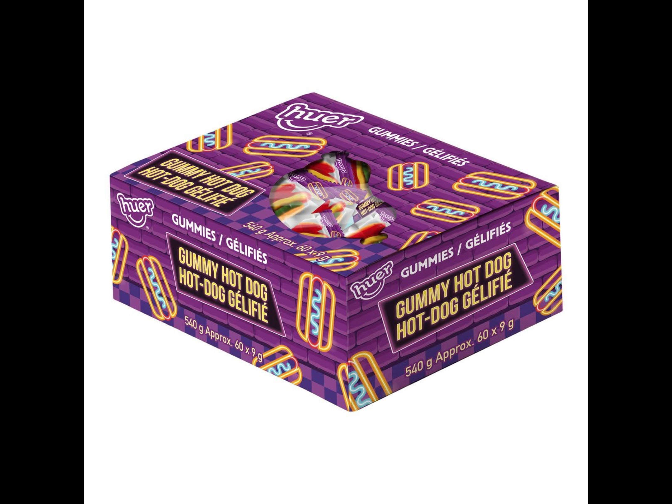 Hot dog et hamburger gélifié