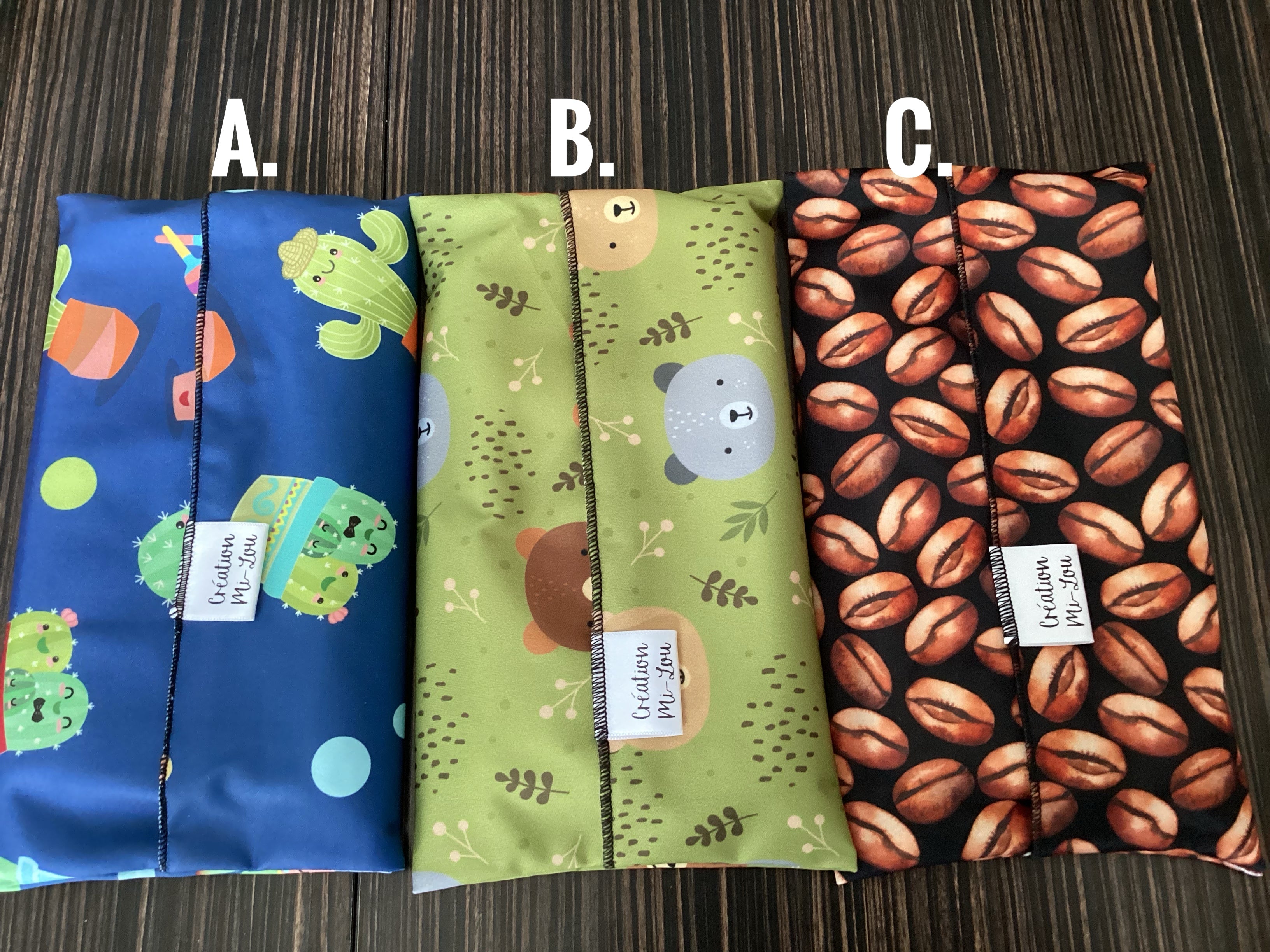 Mouchoirs lavables étui et 8 mouchoirs ♻️