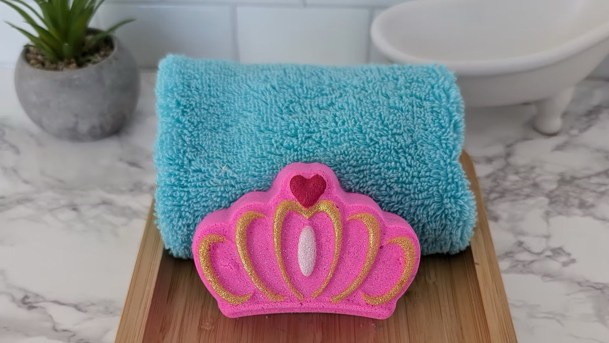 Bombe de bain couronne de princesse