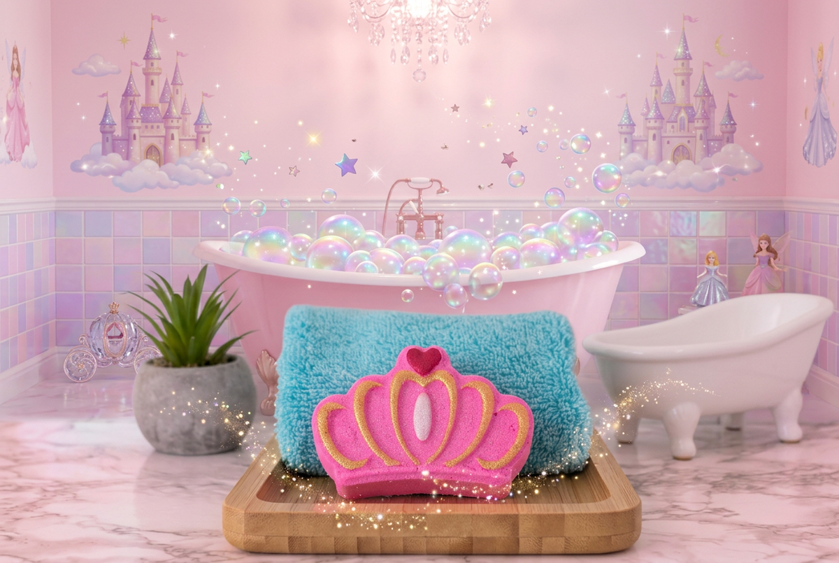 Bombe de bain couronne de princesse