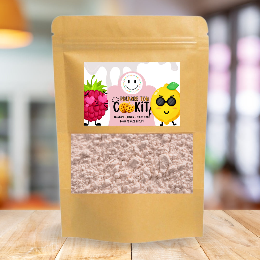 COOKIE MIX - RASPBERRY + LEMON + WHITE CHOCO