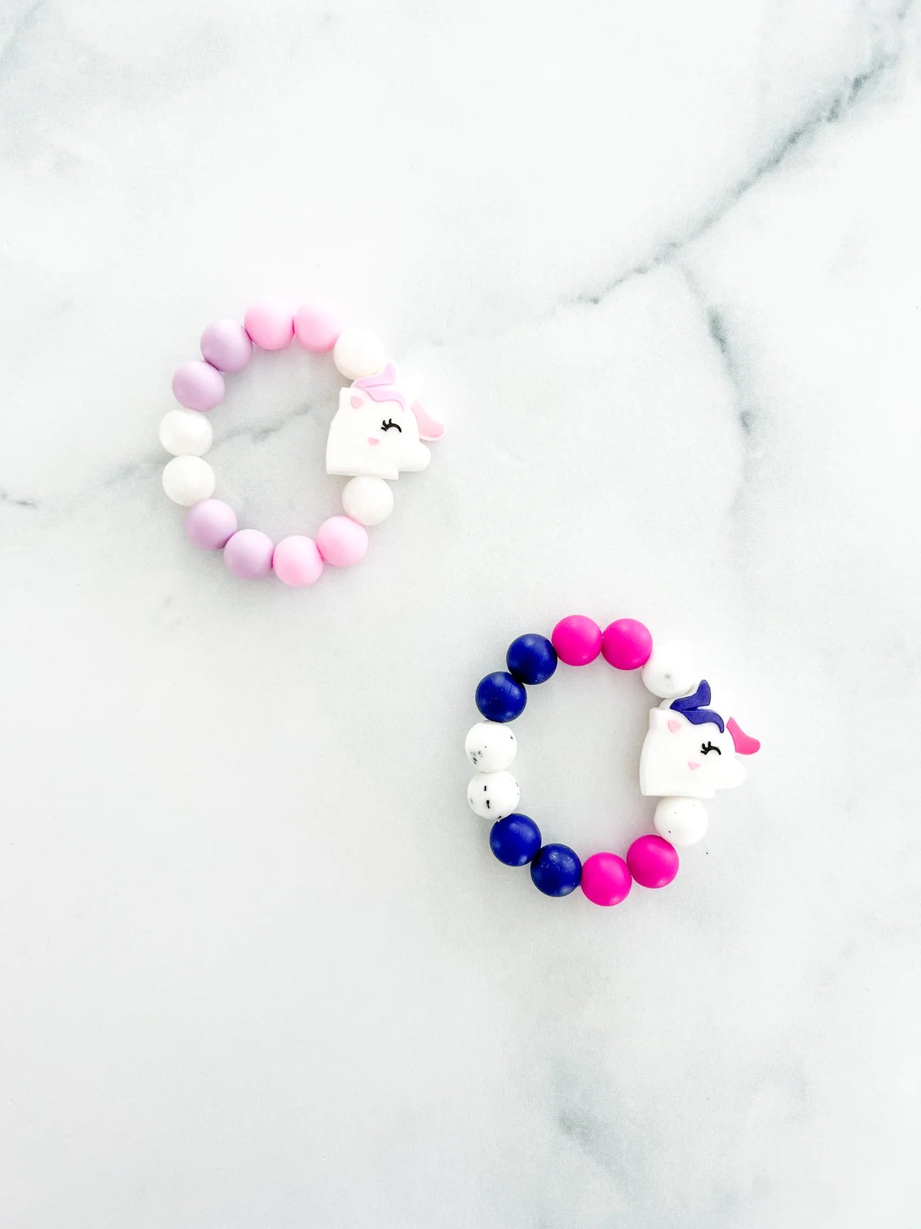 Bracelet licorne pastel pour enfants 3+