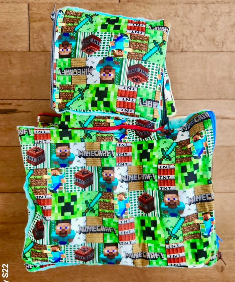 Sac chauffant mine personnage jeux