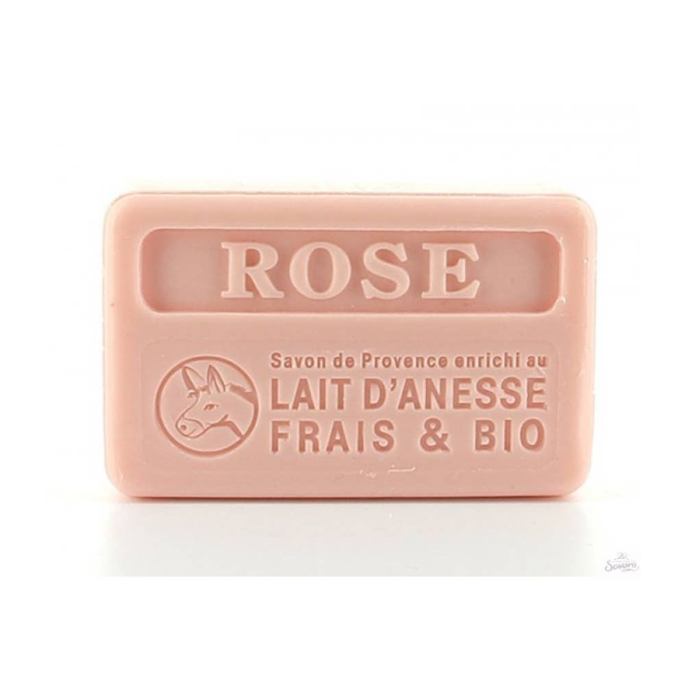 Rose - Savon français au lait d'ânesse bio 100g