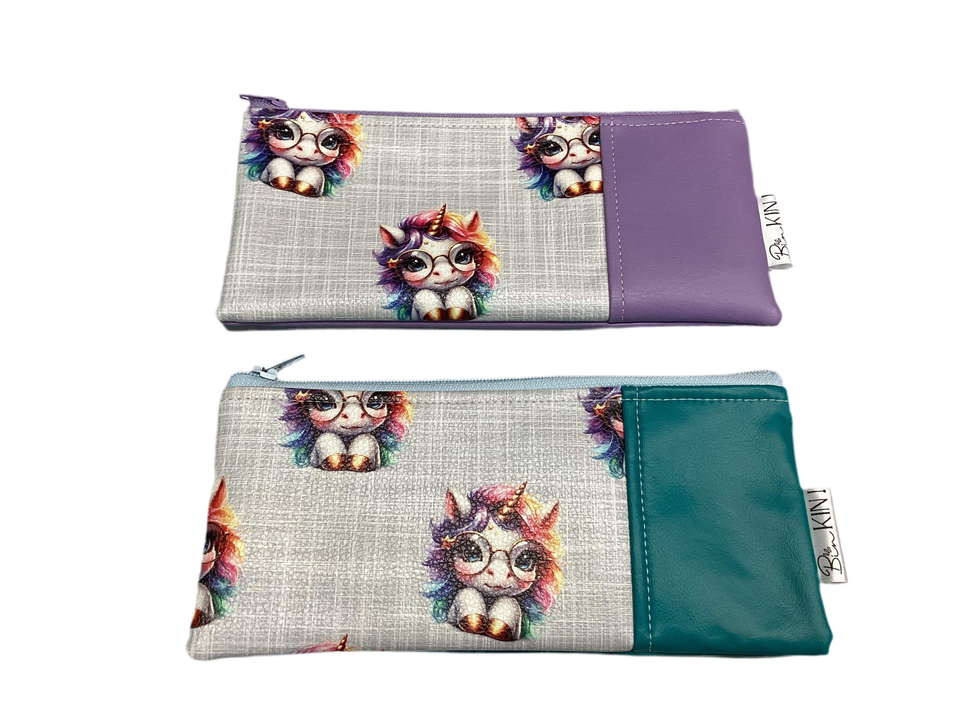 Pochette/porte billet licorne