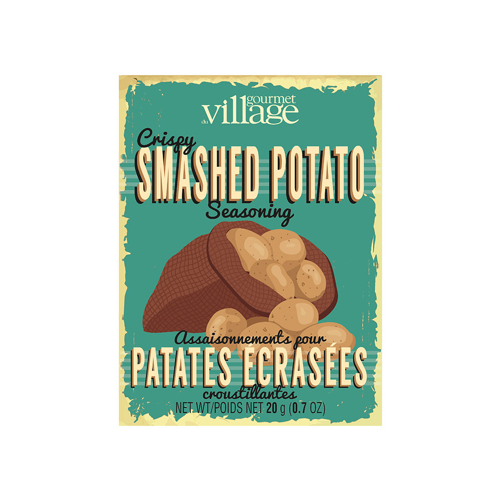 Seasoning for crispy mashed potatoes