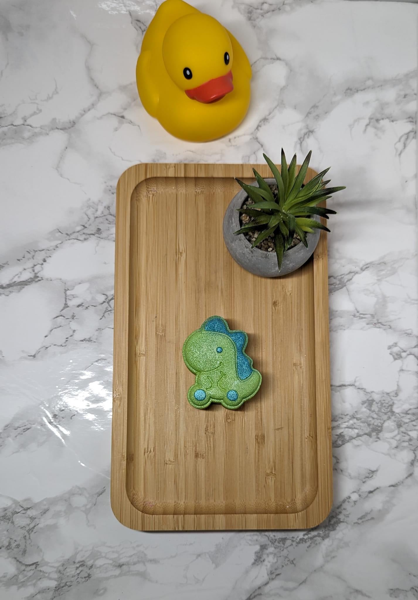 Small green t rex bomb (dinosaur)