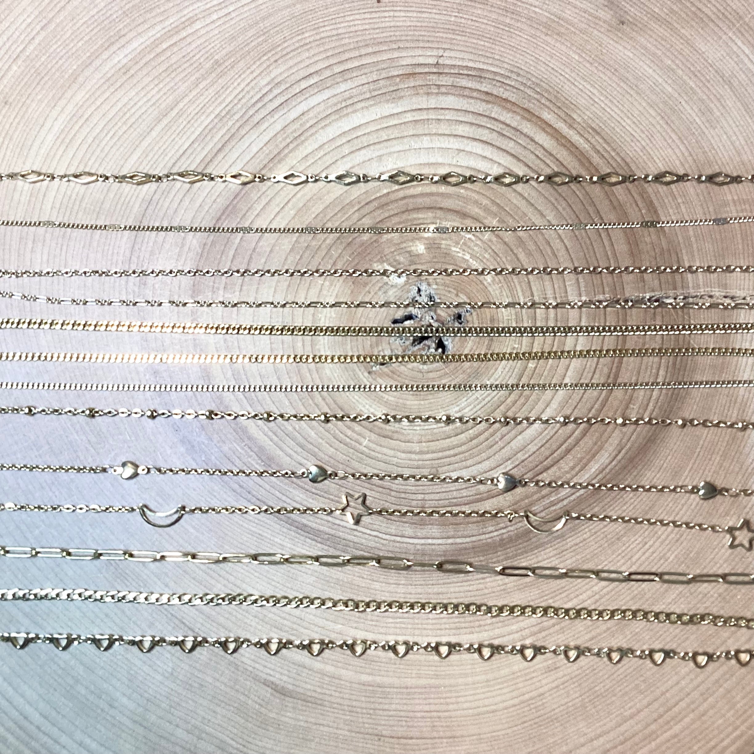 Collier multi rang au choix en inox or