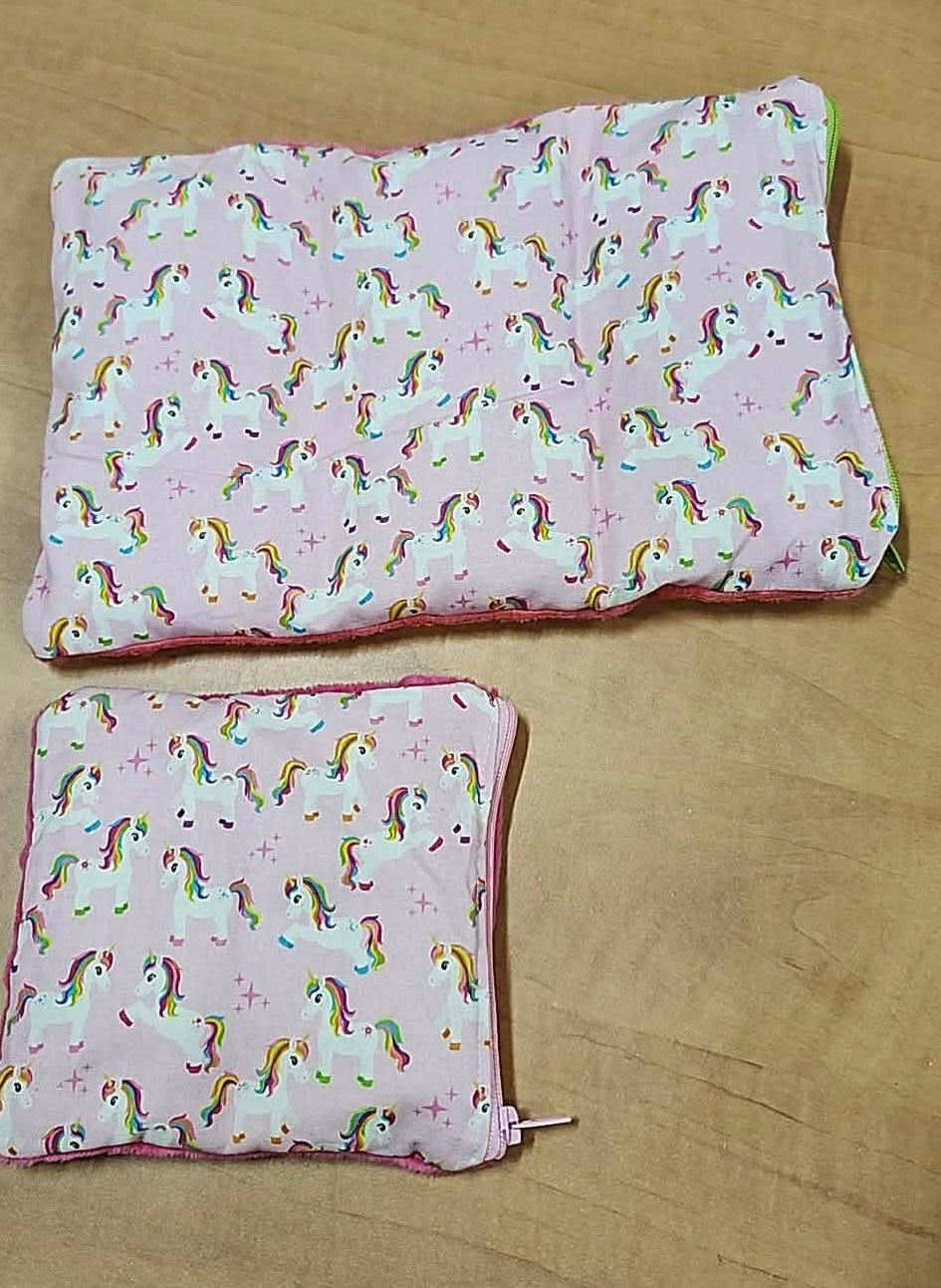 Sac chauffant licorne