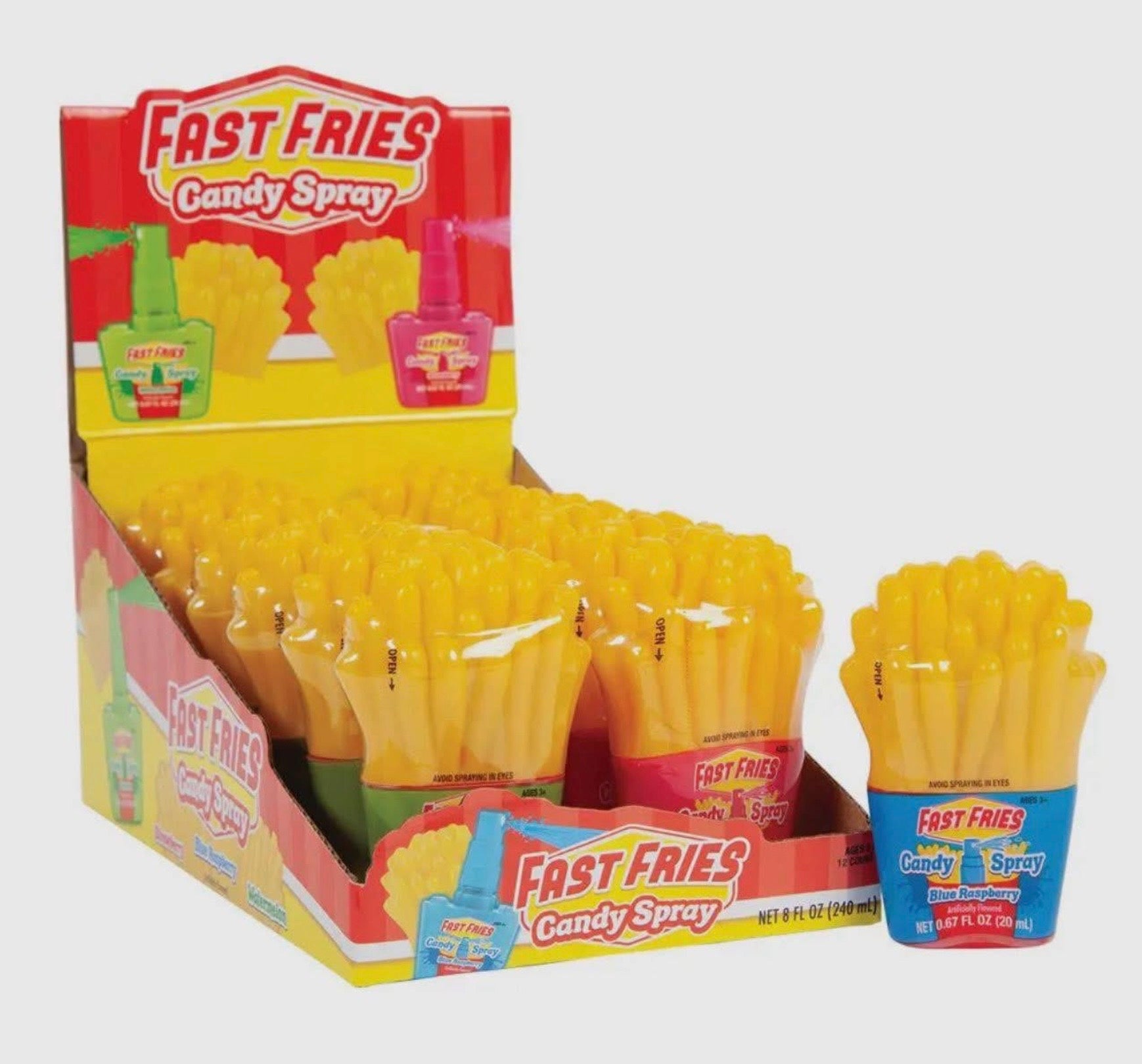 Bonbons fast frites spray