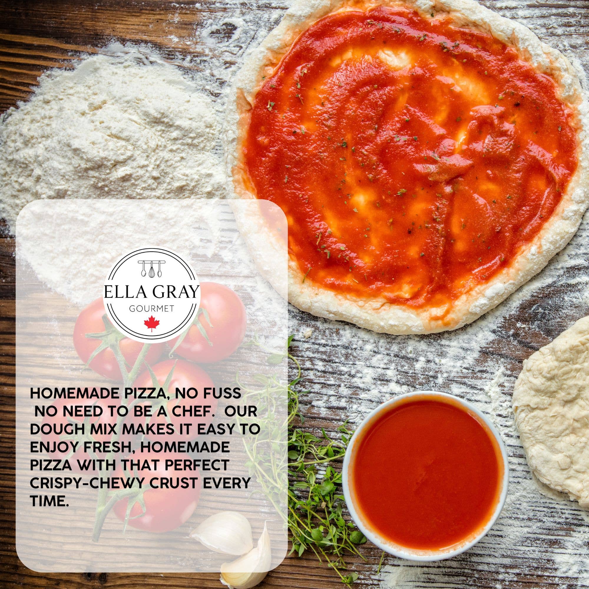 Mélange de pâte à pizza