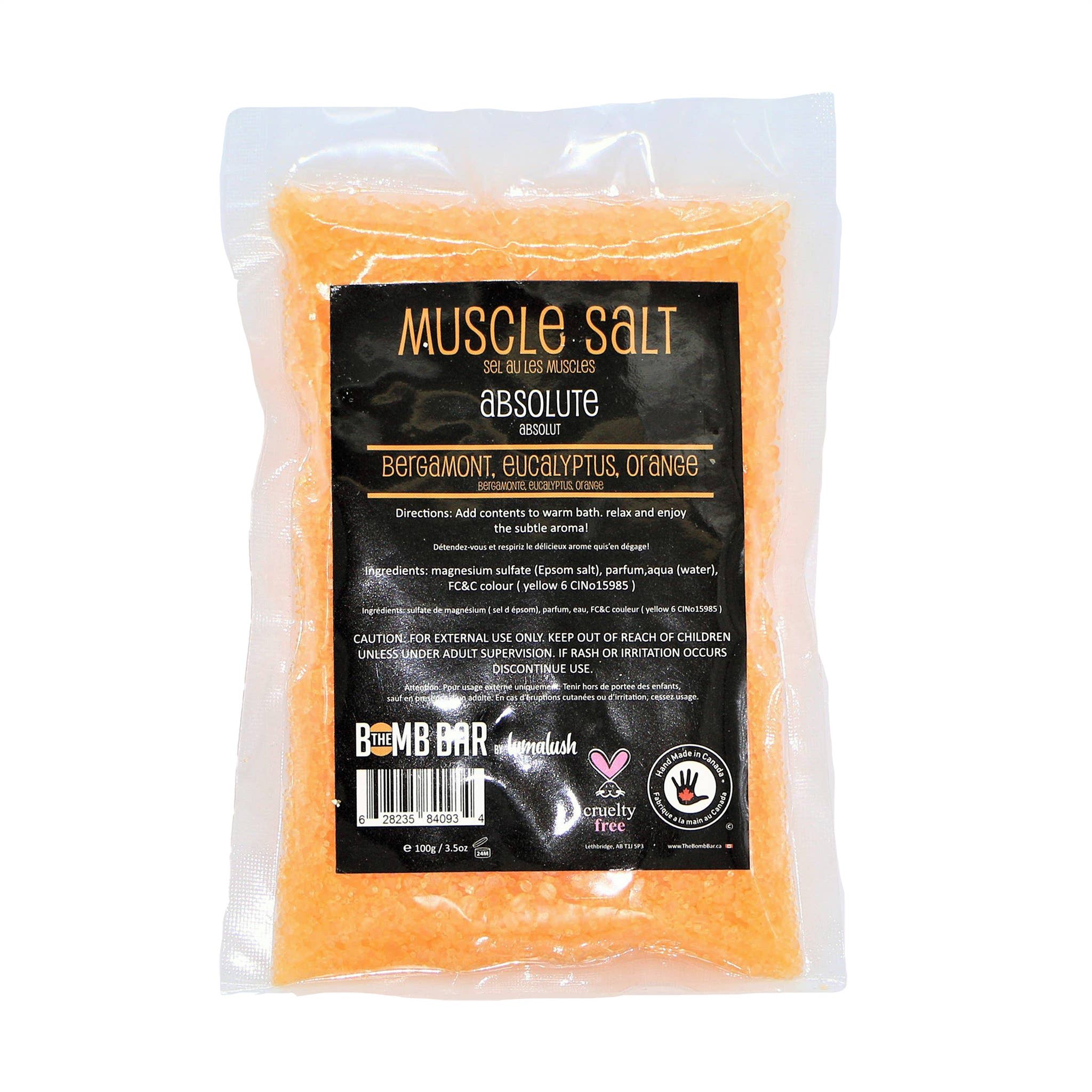 Bain - Muscle Salt: Moins de stress / 100g