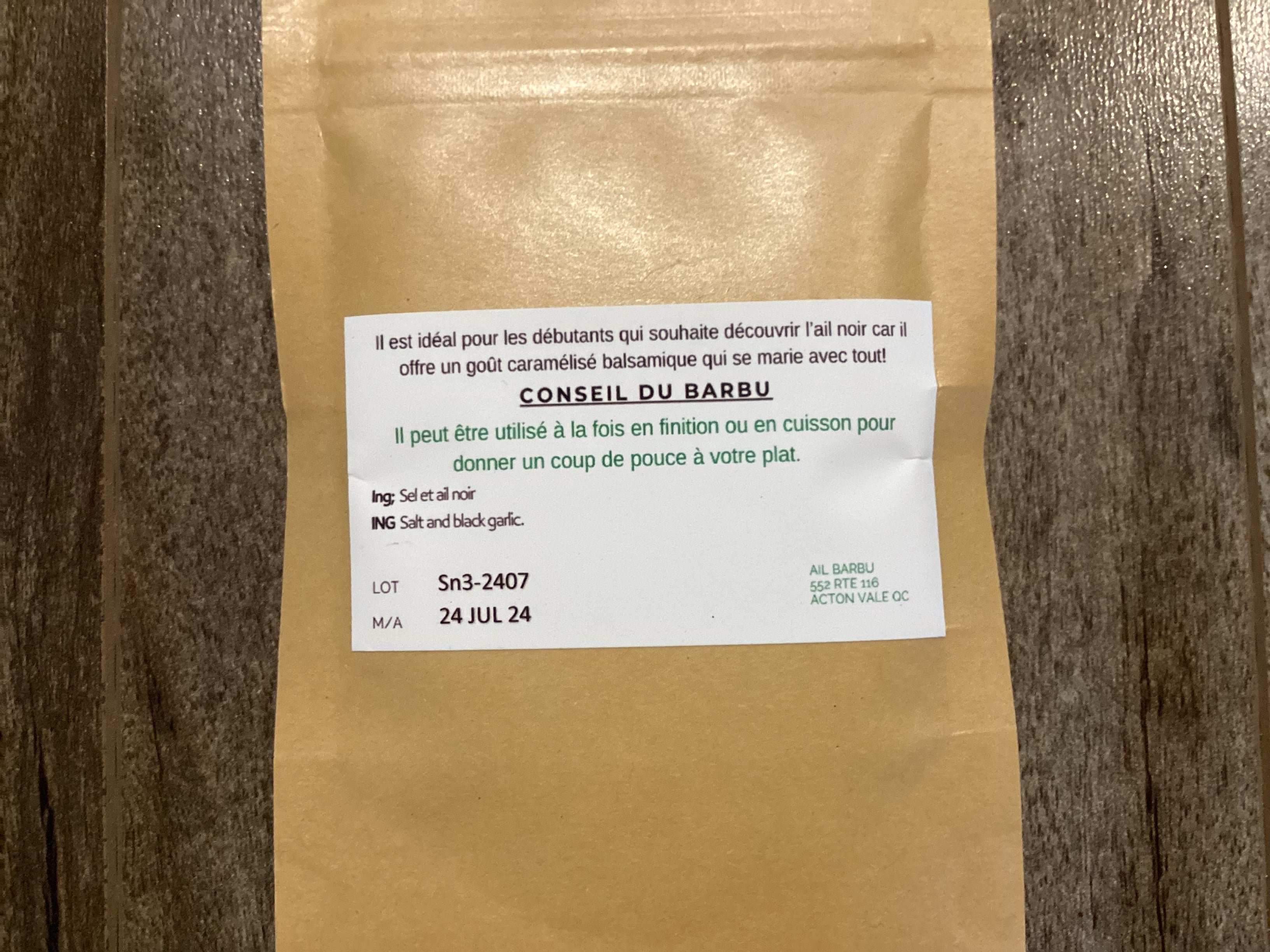 Sel d’ail noir