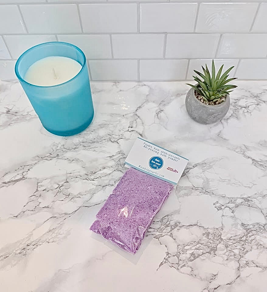 Poudre de bain Ahhh-paisante lavande et miel