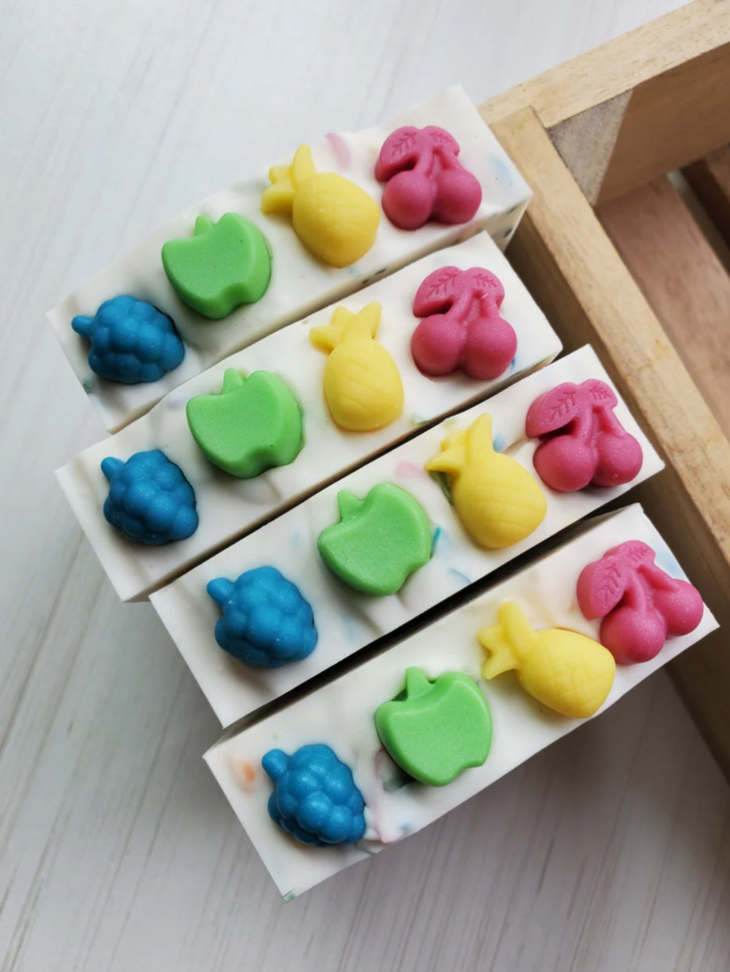 Fruit punch fragrance confetti soap