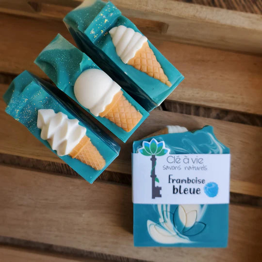 Blue raspberry soap