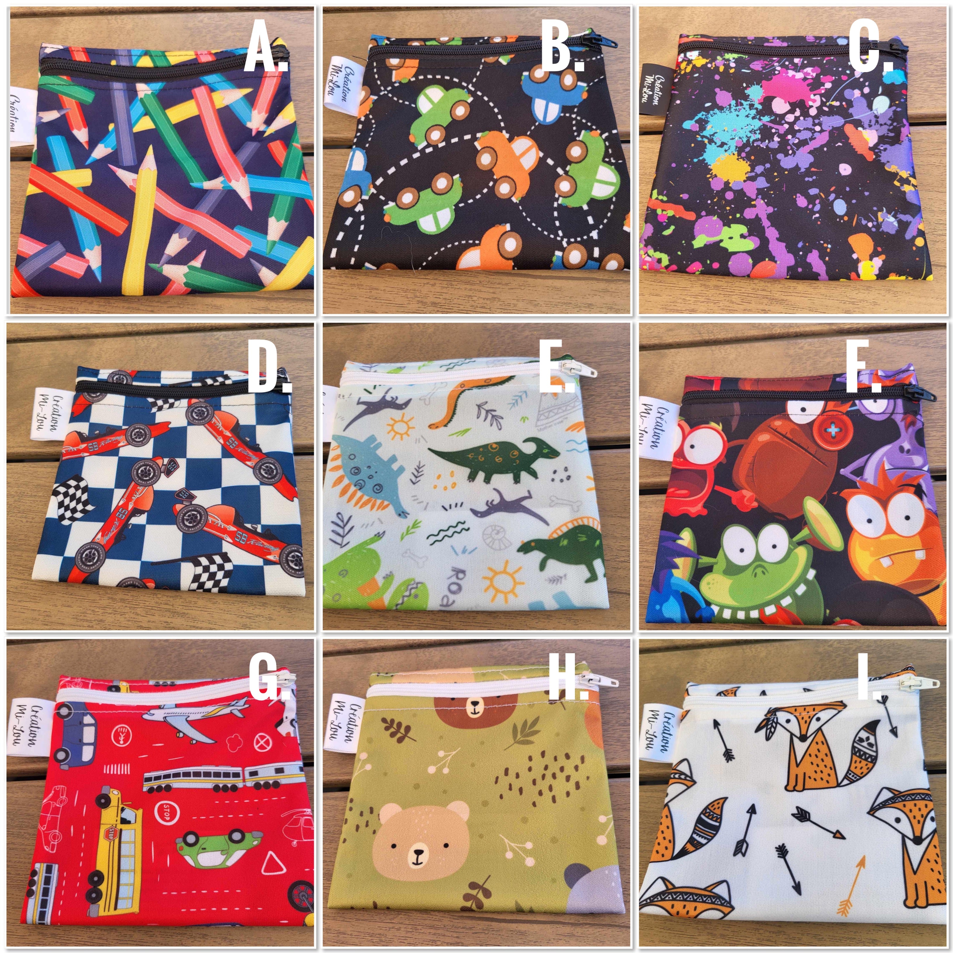 Sac réutilisable à collation ♻️