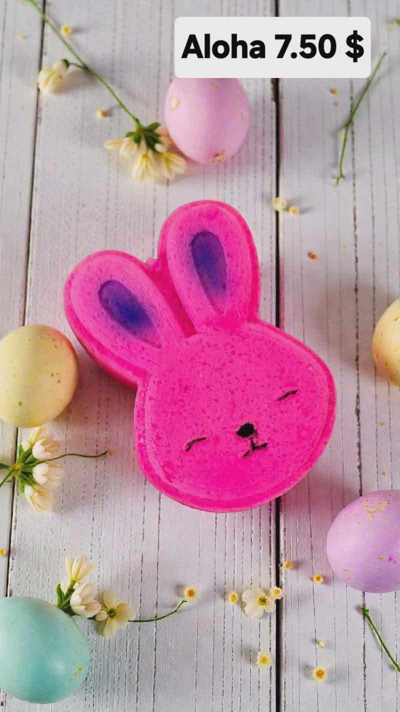 Bombe lapin avec insertions de couleurs PRÉCOMMANDE