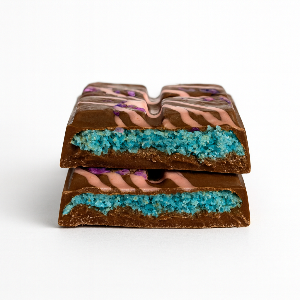 Barre de chocolat à la barbe à papa (Barre de chocolat de Dubaï)