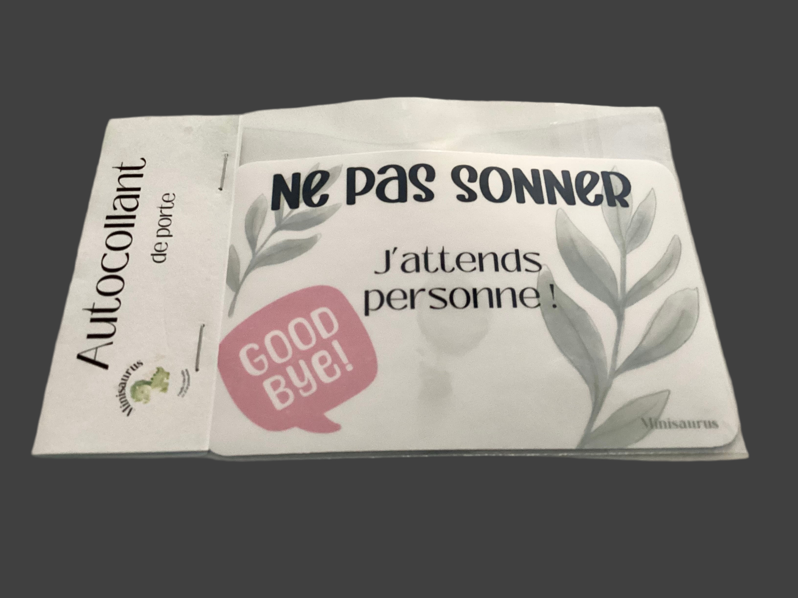 Autocollant de porte