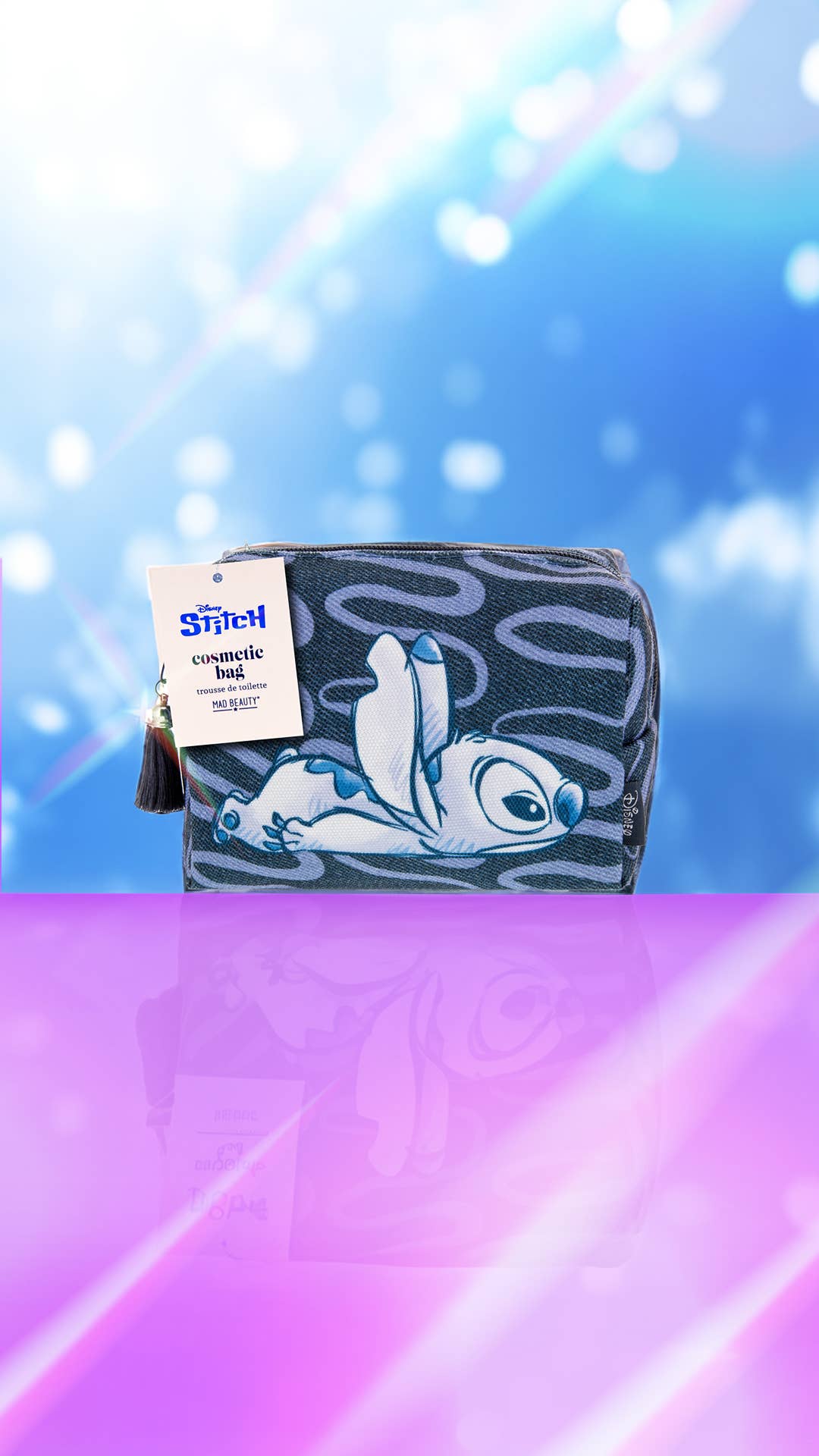 Trousse à cosmétiques en jean Mad Beauty Disney Stitch